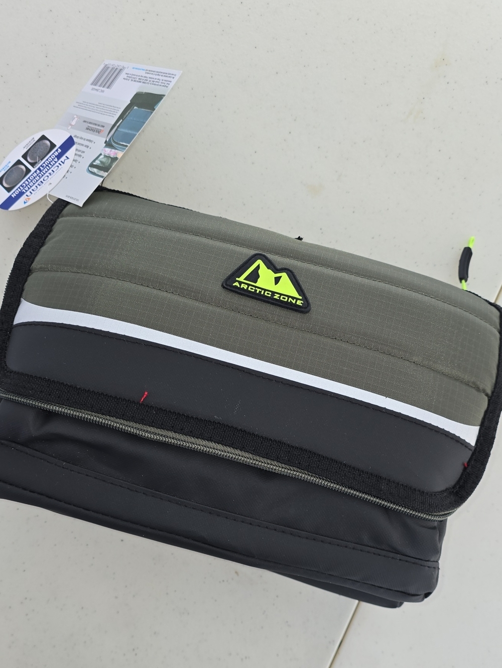 Olive & Black Collapsible Cooler